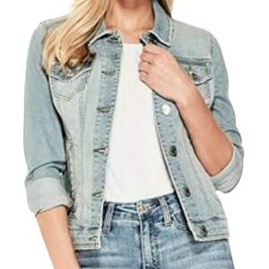 Guess ~ Lt Blue denim jacket ~size Medium
